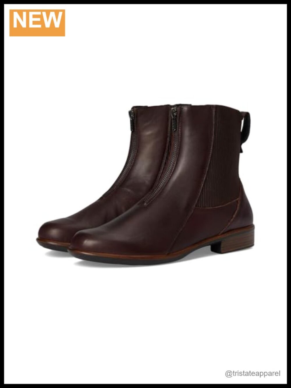 Naot Bora Chelsea Boot Leather Lining Zip Closure Women's